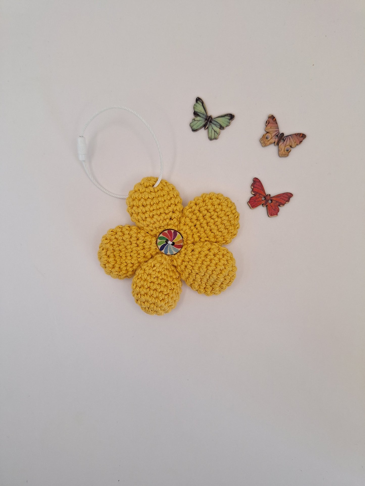 Llavero flor primavera