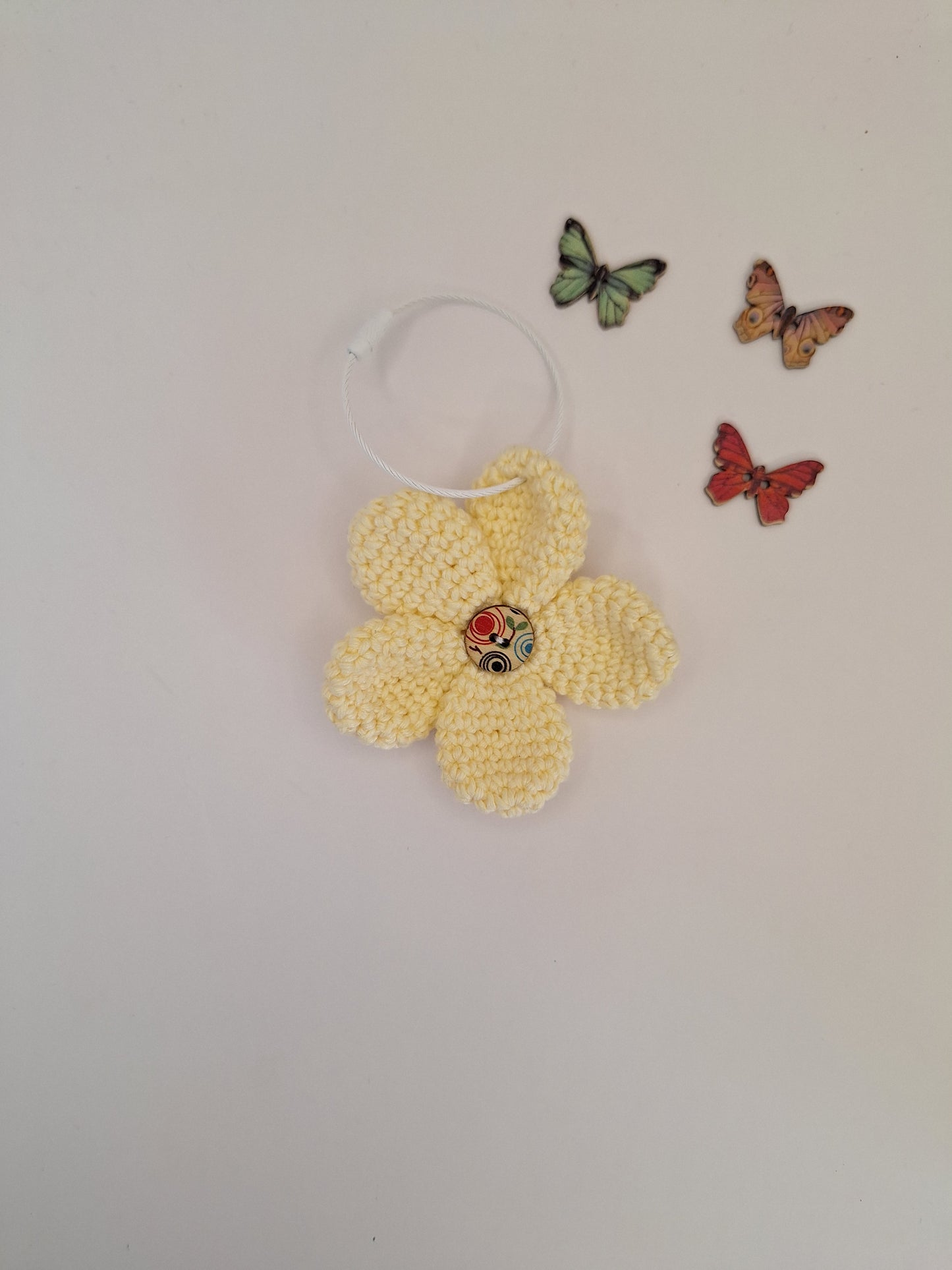 Llavero flor primavera