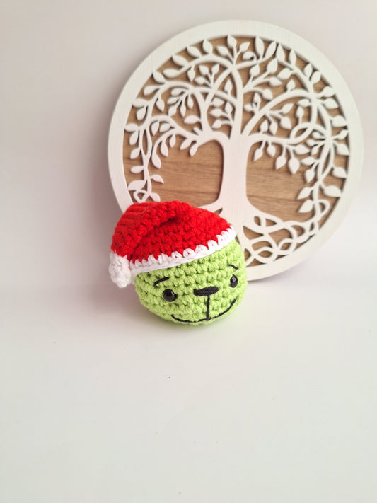 Adorno Grinch de crochet 💚