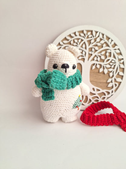 Oso Polar de crochet 🐻‍❄️