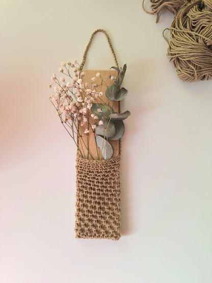🍃 Colgante con flores secas