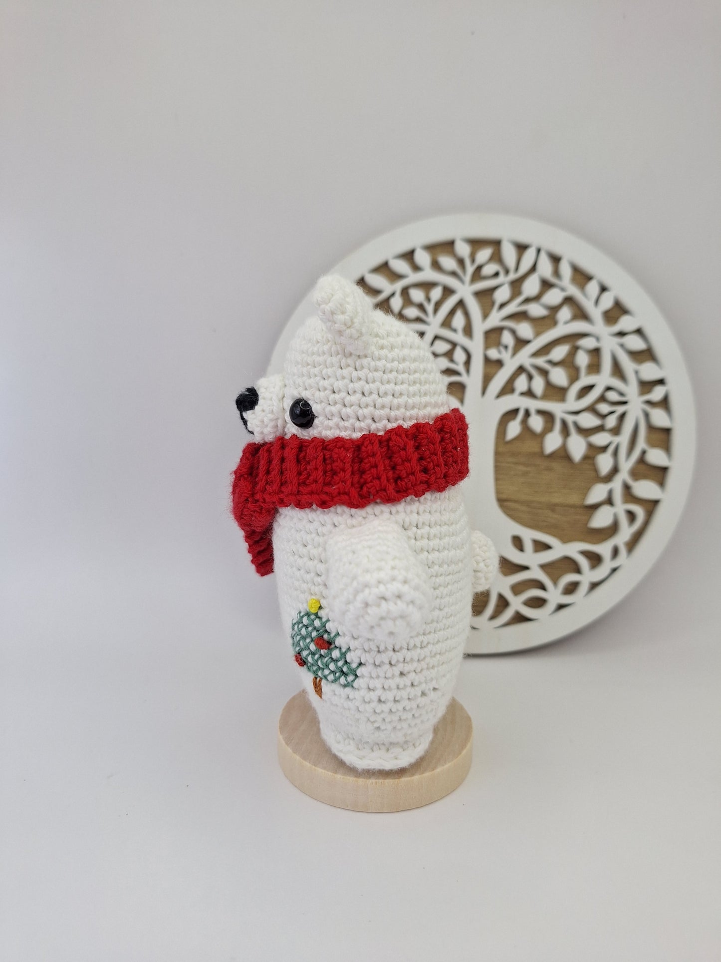 Oso Polar de crochet 🐻‍❄️